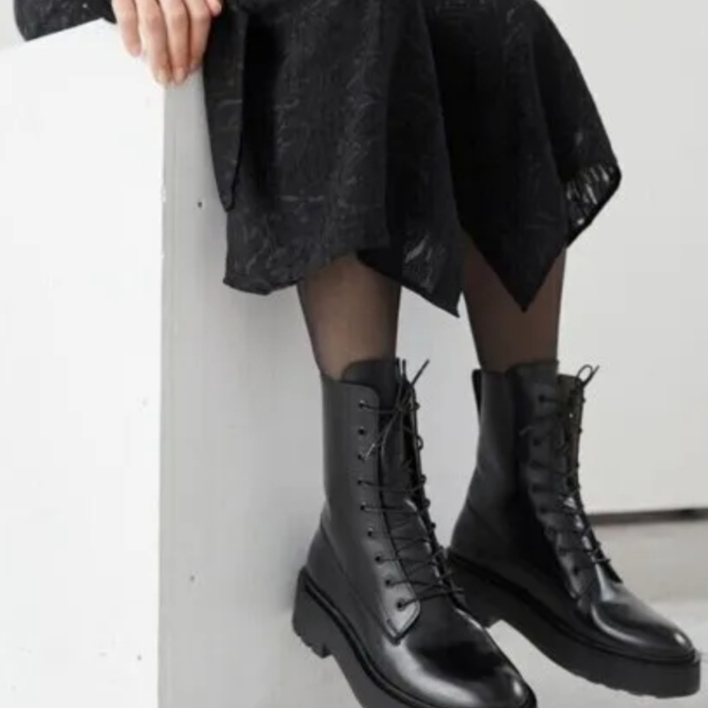 & Other Stories Women's chunky leather boots
